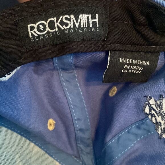 Rocksmith ninjas blue yellow snapback hat - Picture 2 of 7